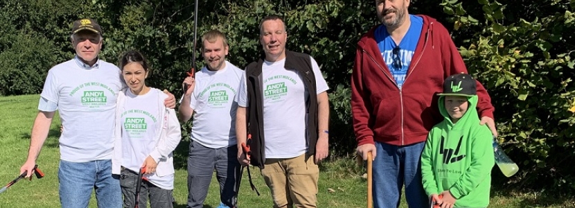 The park is now cleaner thanks to local volunteers