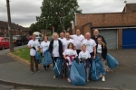 Volunteers stand ready to go