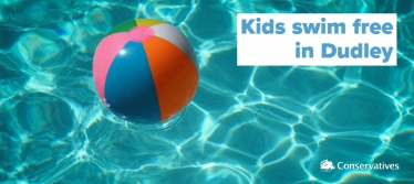 Kids swim free in Dudley